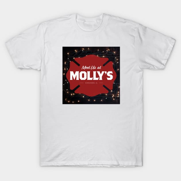 New Logo w/ String Lights T-Shirt by Meet Us At Molly's